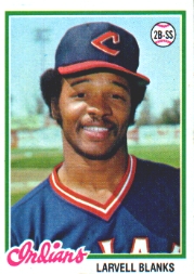 1978 Topps Baseball Cards      061      Larvell Blanks